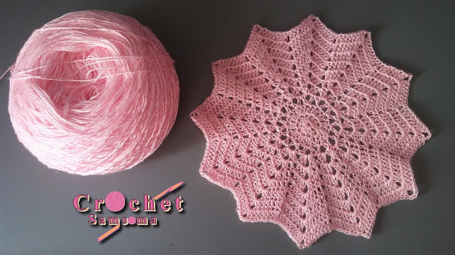 كروشيه مفرش دائري بغرزة الزجزاج . كروشية مفرش دائرى  . كروشيه مفارش . Easy Crochet Doily Tutorial  .   . crochet easy doily .Crochet doily tutorial . . How to Crochet circular doily .   . كروشيه مفرش . . كروشيه غرزة الزقزاق الدائرية .   round zigzag  stitches . crochet round zigzag  stitches . 