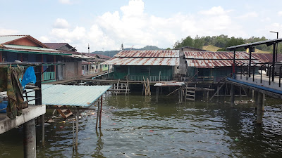 Keadaan rumah Kampung Ayer Brunei Darussalam