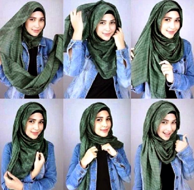  Macam  Macam  Tutorial Hijab  Pashmina  Sifon Terbaru 