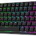 RK ROYAL KLUDGE RK84 RGB 75% Triple Mode BT5.0/2.4G/USB-C Hot Swappable Mechanical Keyboard, 84 Keys Wireless Bluetooth Gaming Keyboard, Tactile Brown Switch