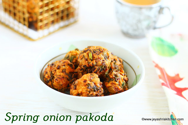 Spring onion pakoda