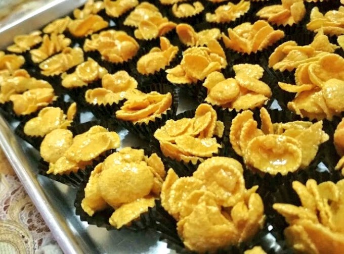 RESEPI MUDAH DAN SEDAP CORNFLAKES MADU!