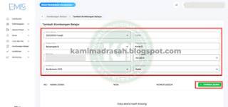 Membuat Dan Menambahkan Siswa Kedalam Rombel di Emis 4.0