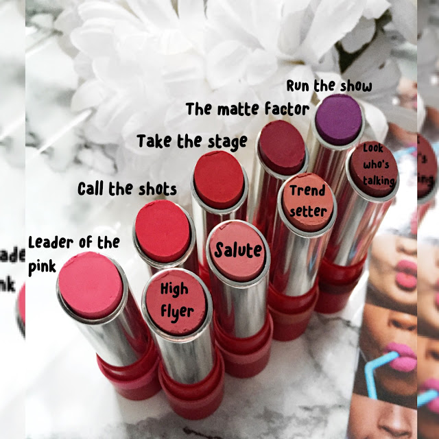 rimmel london matte lipstick swatches 