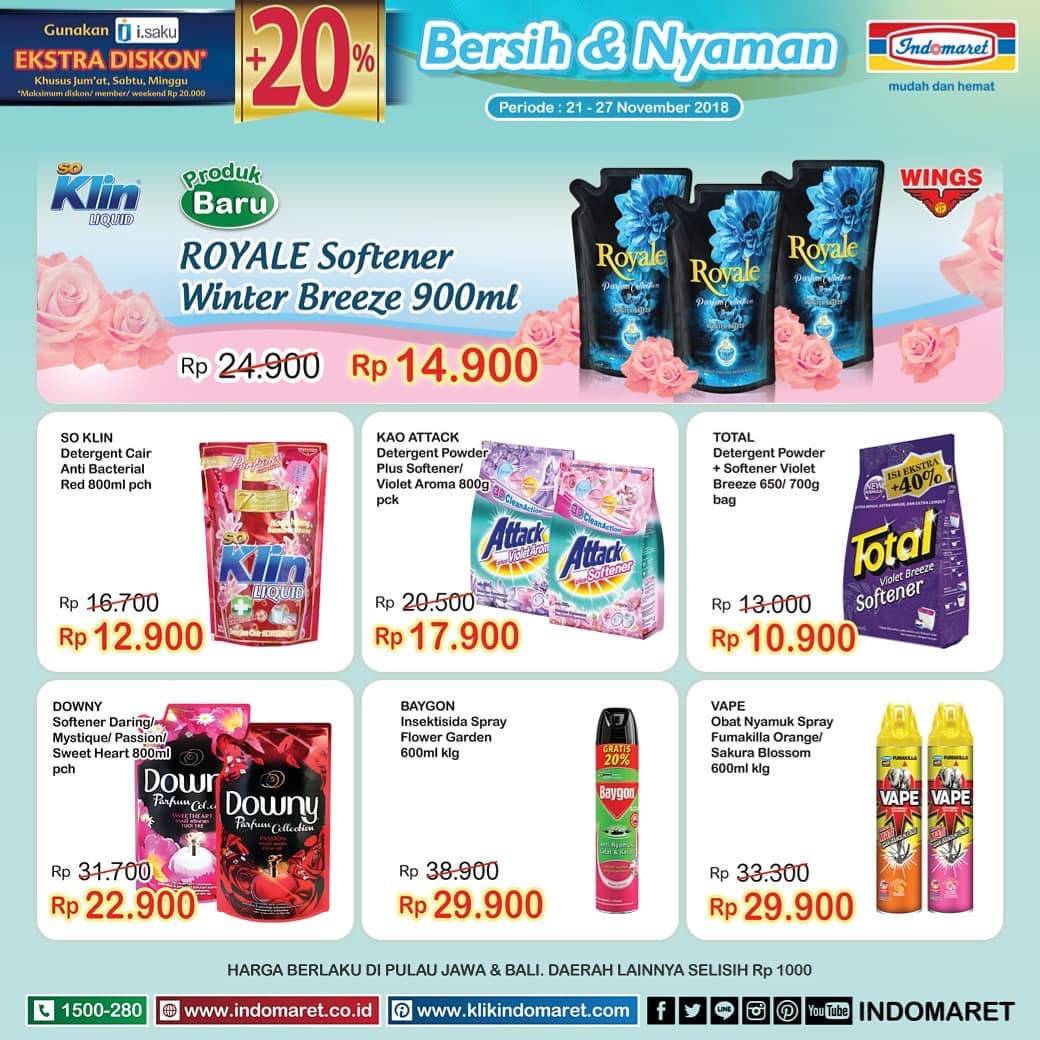 Indomaret - Promo Katalog Super Hemat Periode 21 - 27 November 2018