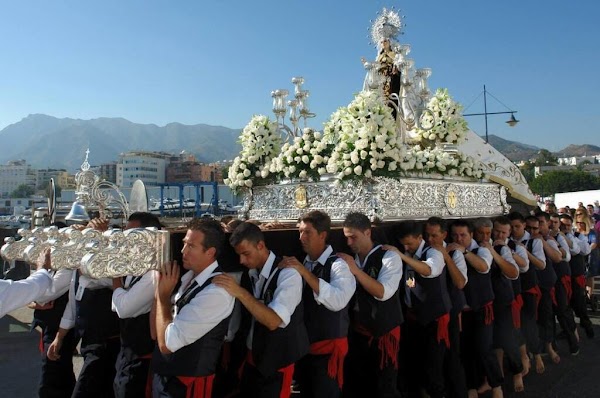 Horario e Itinerario Procesión de la Virgen del Carmen de Nerja (Málaga) 2022