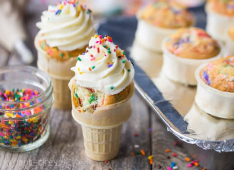 Ice Cream Cone Cupcakes