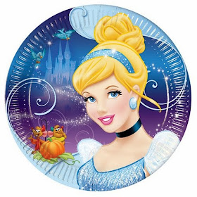 paper paltes, disney princess ppparty paper plates, birthday plates girls theme party