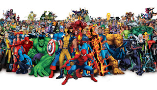 All Marvel Comics Super Heroes in a Photo HD Wallpaper