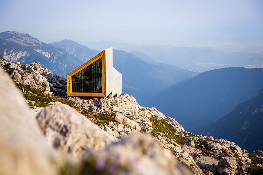 Cozy Alpine Shelter For Climbers That We Built On Slovenian Alps