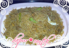 bihun goreng dc dapur cantik