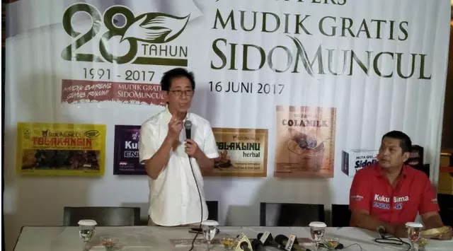 Sido Muncul Kembali Gelar Mudik Gratis bagi Pedagang Jamu