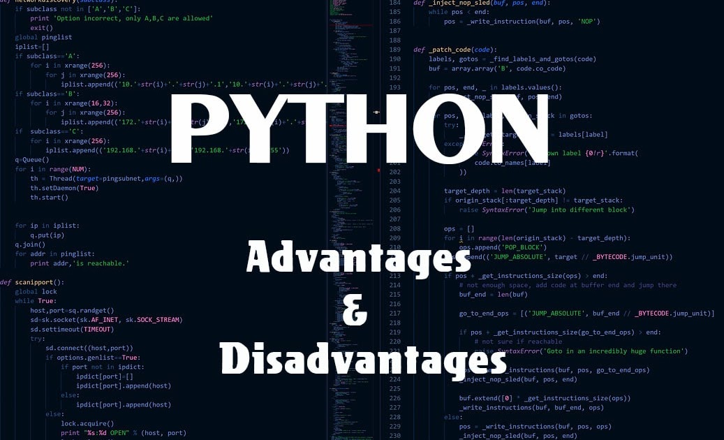 6 Advantages and Disadvantages of Python Programming Language ...
