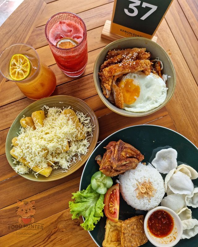 menu kebon djati eatery tasikmalaya