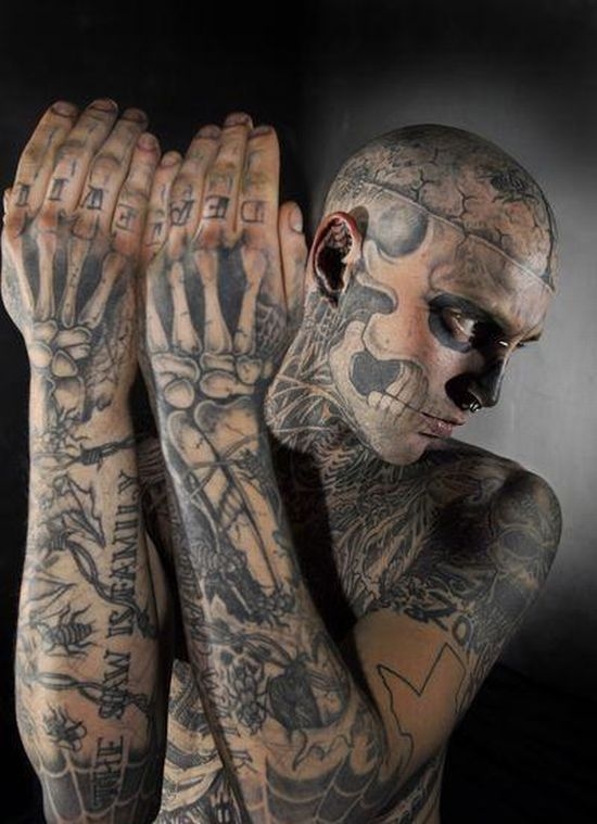 Extreme full body tattoo designs