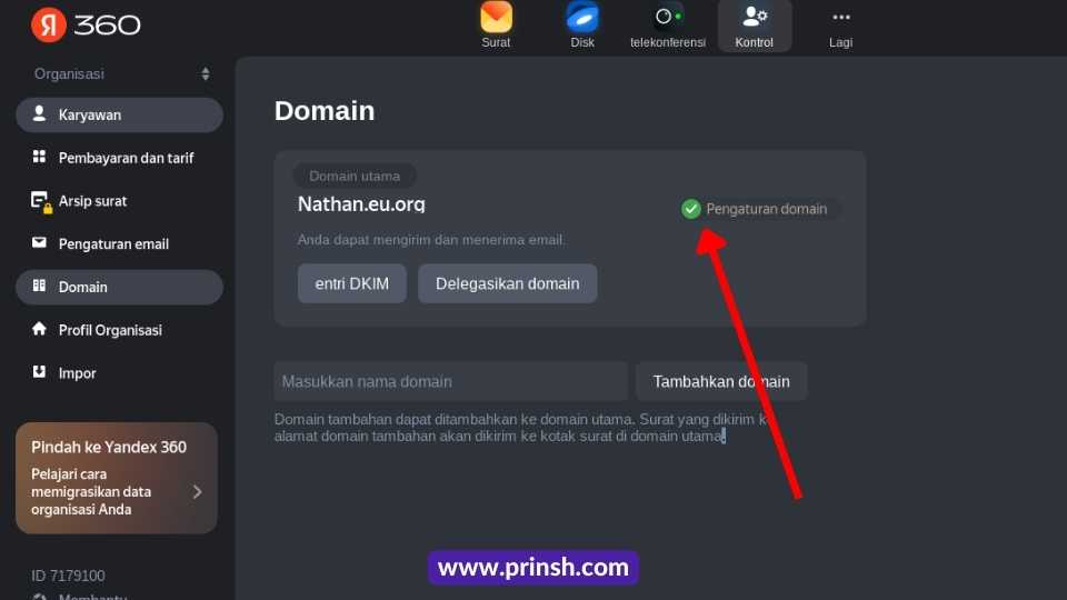 Selesai Mengatur DNS Untuk Emailnya