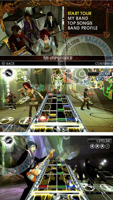 Game Rock Band Unplugged ISO/CSO For PPSSPP Android