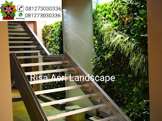 gambar taman vertikal, vertical garden, vertical green, taman vega, taman dinding, kantong