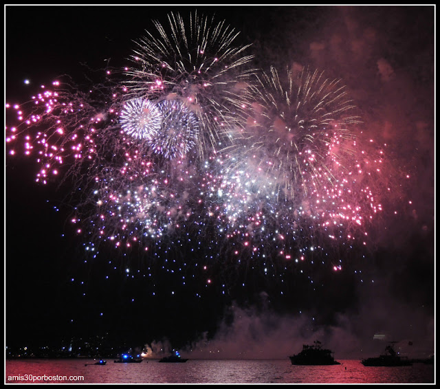 Fuegos Artificiales durante la Celebración del 4 de Julio