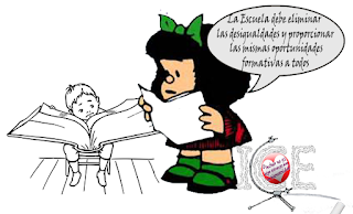 Mafalda: "La escuela debe eliminar las desigualdades y proporcionar las mismas oportunidades formativas a todos".
