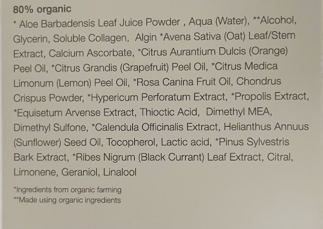 The Organic Pharmacy Collagen Mask Ingredients