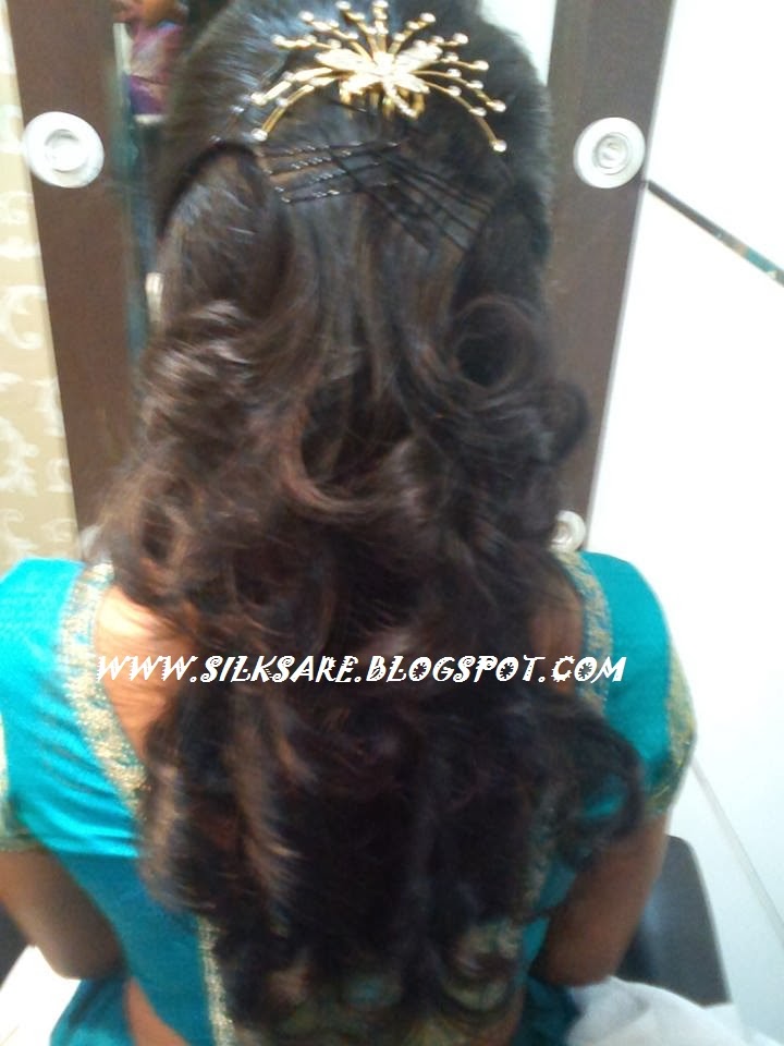 ... ,JEWELLERY,WEDDING HAIR STYLE: latest Indian Hair style for reception