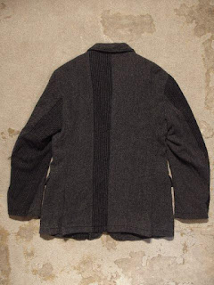 Engineered Garments "Baker Jacket in Dk.Grey Block HB" Fall/Winter 2015