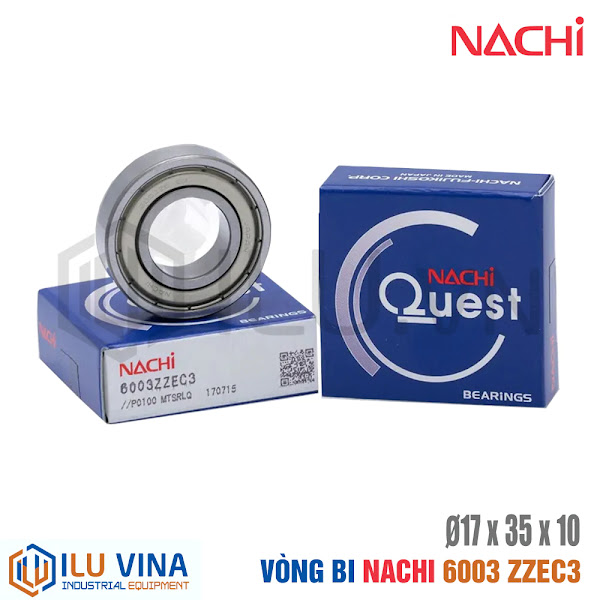 6003-ZZEC3 - Vòng bi, Bạc đạn, Bearing  Nachi 6003-ZZEC3