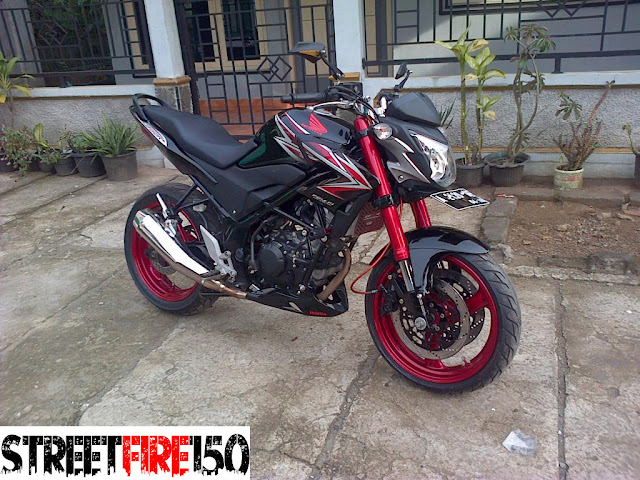 STREETFIRE 150 Modifikasi CB150R Berotot 