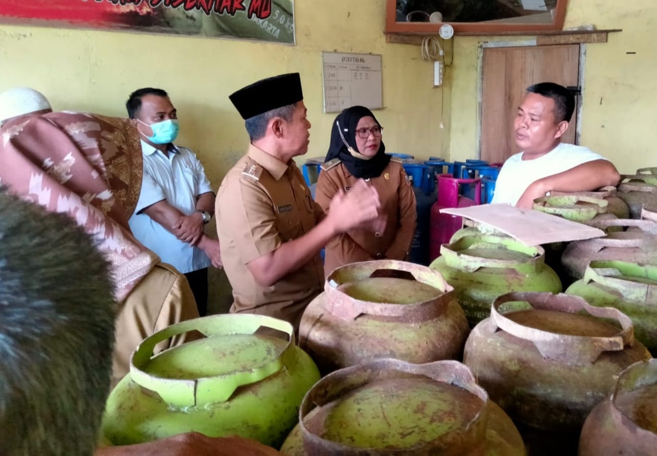 LPG Melon Langkah dan Mahal, Wabup Muratara Sidak ke Lapangan.