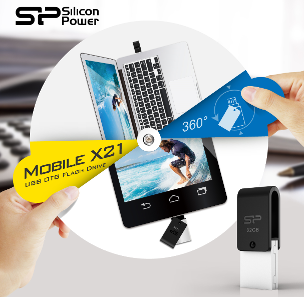 SP Mobile X21 OTG USB Flash Drive