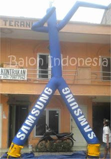 Balon sky dancing mempunyai banyak ukuran