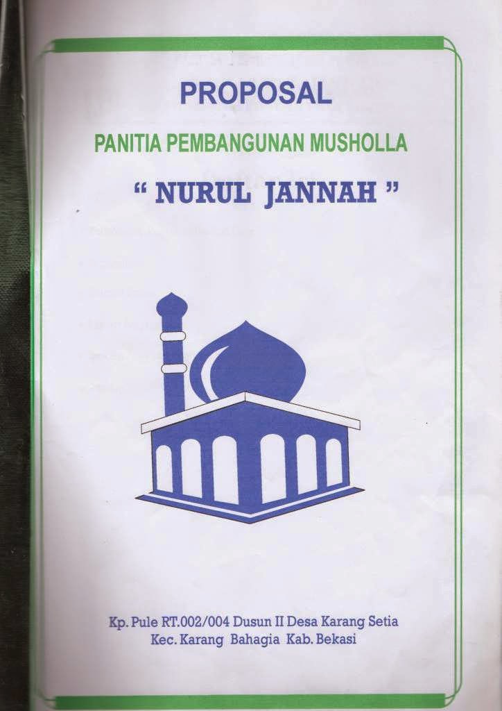 Contoh proposal bantuan dana masjid lengkap Contoh proposal bantuan dana masjid lengkap