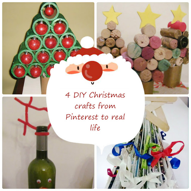 4 DIY Christmas crafts from Pinterest to real life