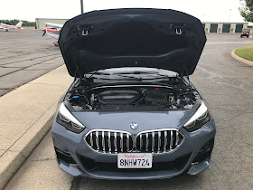 Hood up on 2020 BMW 228i xDrive Gran Coupe