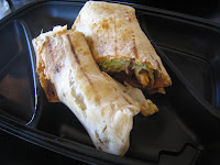 dish - naan bbq wrap