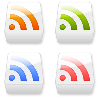 glossy 3d rss
