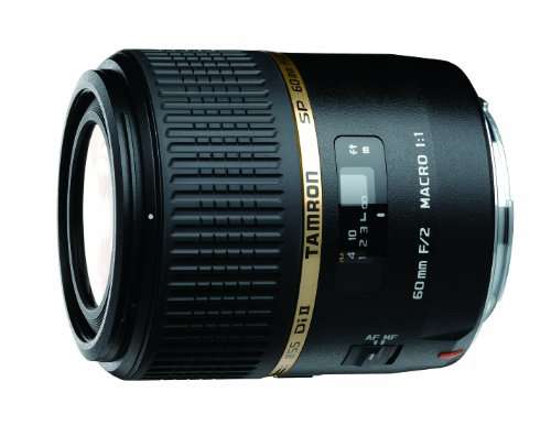 Tamron AF 60mm f/2.0 SP DI II LD IF 1:1 Macro Lens for Canon Digital SLR Cameras (Model G005E)