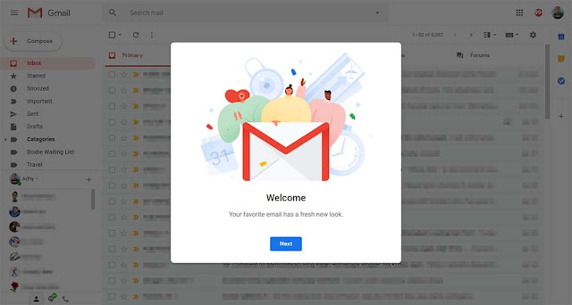 Google Telah Mendesain Ulang Gmail Dan Berikut Cara Mengaktifkan Tampilan Barunya
