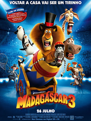 Download Filme Madagascar 3 - ( Bluray + Dvdrip + 3D ) Dublado - Torrent