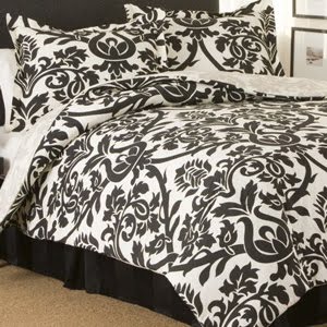 Black  White Baby Quilt on Black And White Bedding