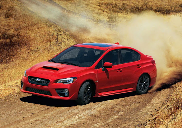 2015 Subaru WRX sliding