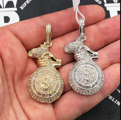 diamond iced out chains