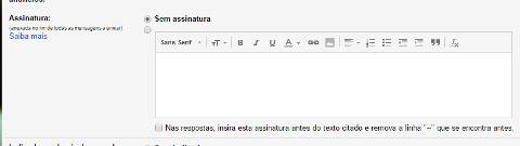 Como colocar assinatura no Gmail