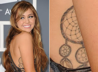 TATTOO TATUAJE DE ATRAPASUEÑOS MYLEY CYRUS