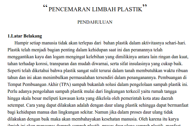 A J I B L O G: Contoh Artikel Ilmiah Dengan Metode Ilmiah 