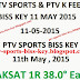 PTV Sports Biss Key 11th May, 2015 PTV K Feed New Biss Key Freq Code 11.05.2015