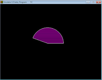 pieslice function in c graphics