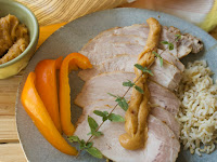 Pork Loin with Peanut Sauce