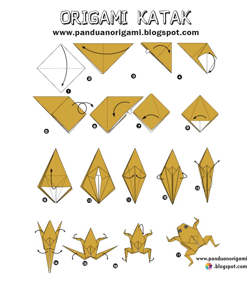  Cara  Melipat Kertas  Origami  Yang  Mudah  Untuk Anak Anak dan 